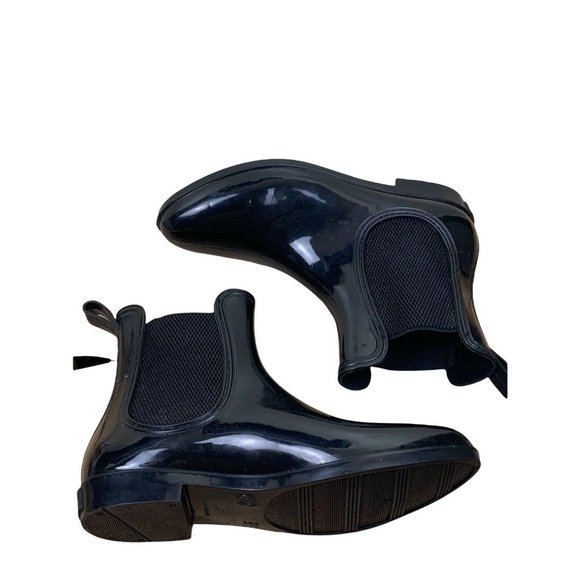 Womens Seven 7 Hunter Chelsea Style  ankle rain boots Black size 9 rubber - Picture 8 of 11